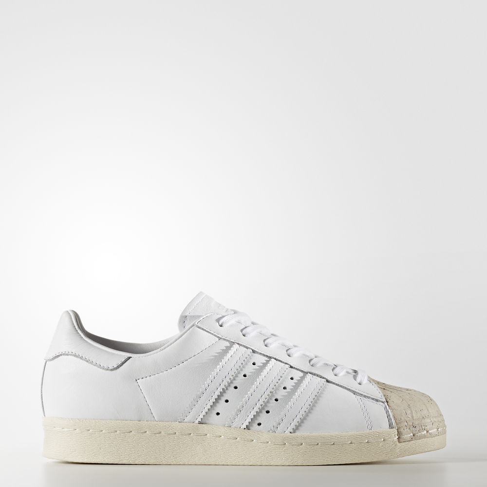 Adidas Superstar 80s - Originals ανδρικα - Ασπρα/Ασπρα/Ασπρα,Μέγεθος: EU 36 – 54 2/3 (379FHMBC)